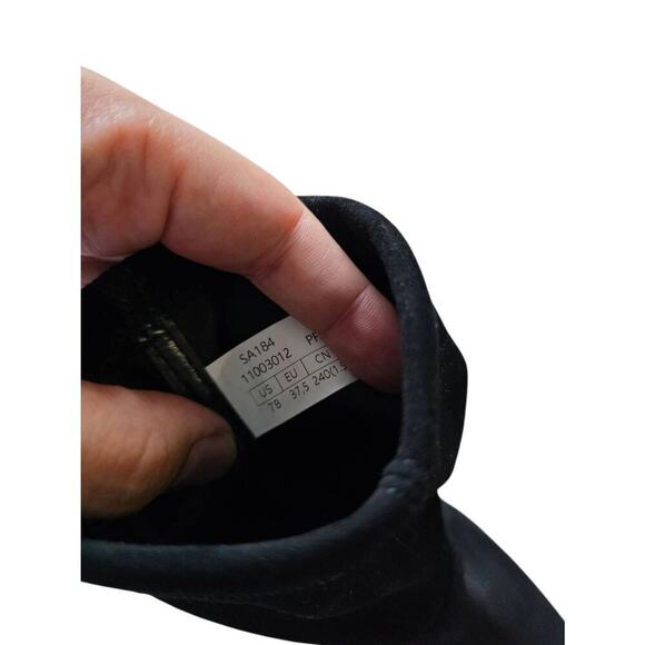 Stuart Weitzman Boots Size 7 Power Bootie Suede Leather Pointed Toe in Black NEW - Picture 5 of 8